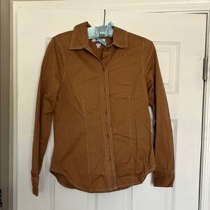 Madewell Brown Button Down Shirt